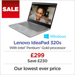 Lenovo IdeaPad with Intel Pentium Gold processor