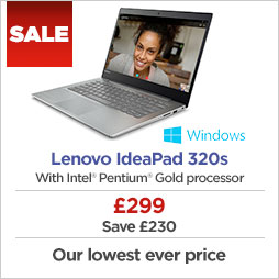 Lenovo IdeaPad with Intel Pentium Gold processor