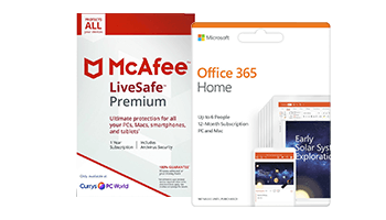 McAfee LiveSafe Premium & Office 365 Home