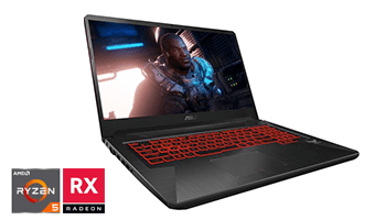 ASUS TUF 17.3'' AMD Ryzen 5 gaming laptop