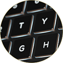 Backlit keys