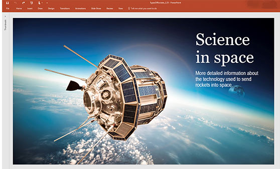 Microsoft Powerpoint Screenshot